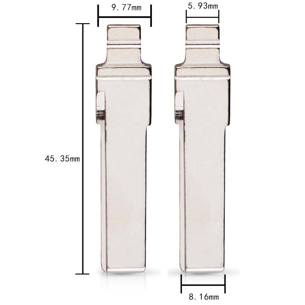 KEYDIY Xhorse universal Flip key blade 89# HU66 For Audi A6L