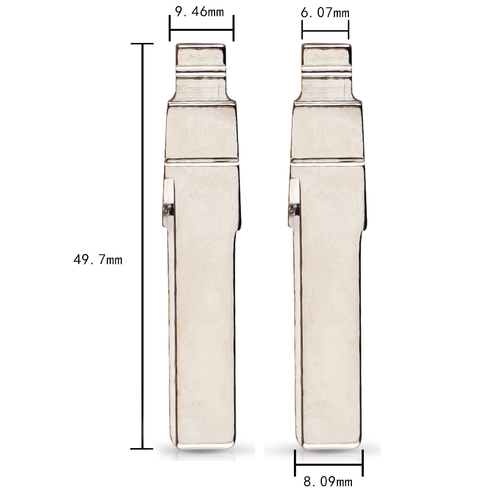 KEYDIY Xhorse universal Flip key blade 86# HU66 for VW Passat Bora Seat Skoda Audi