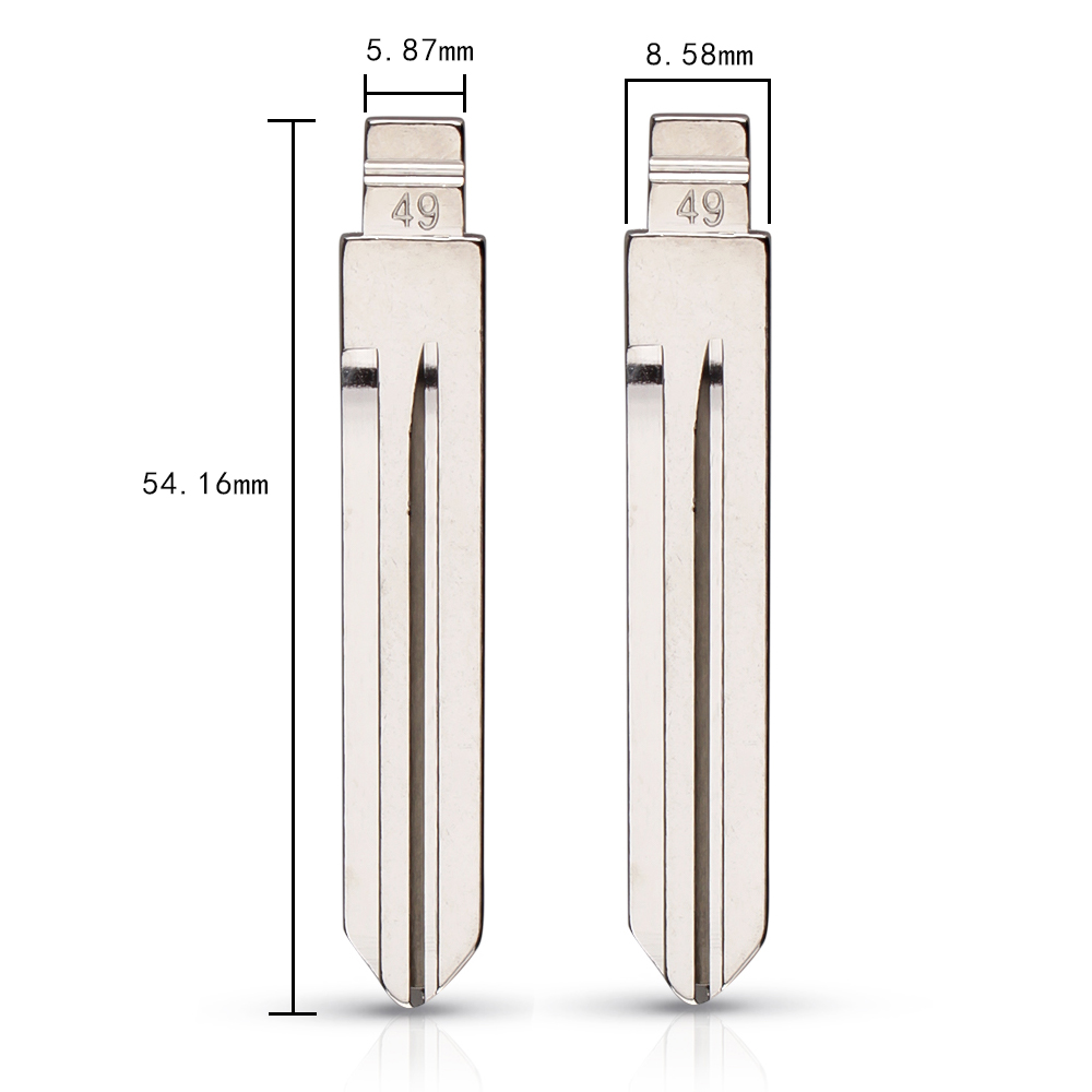 KEYDIY Xhorse universal Flip key blade 49# DAT12R  for Nissan