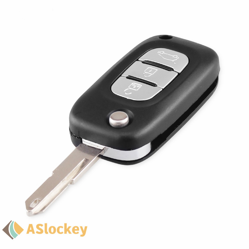 Renault 3 button remote key blank （no logo）