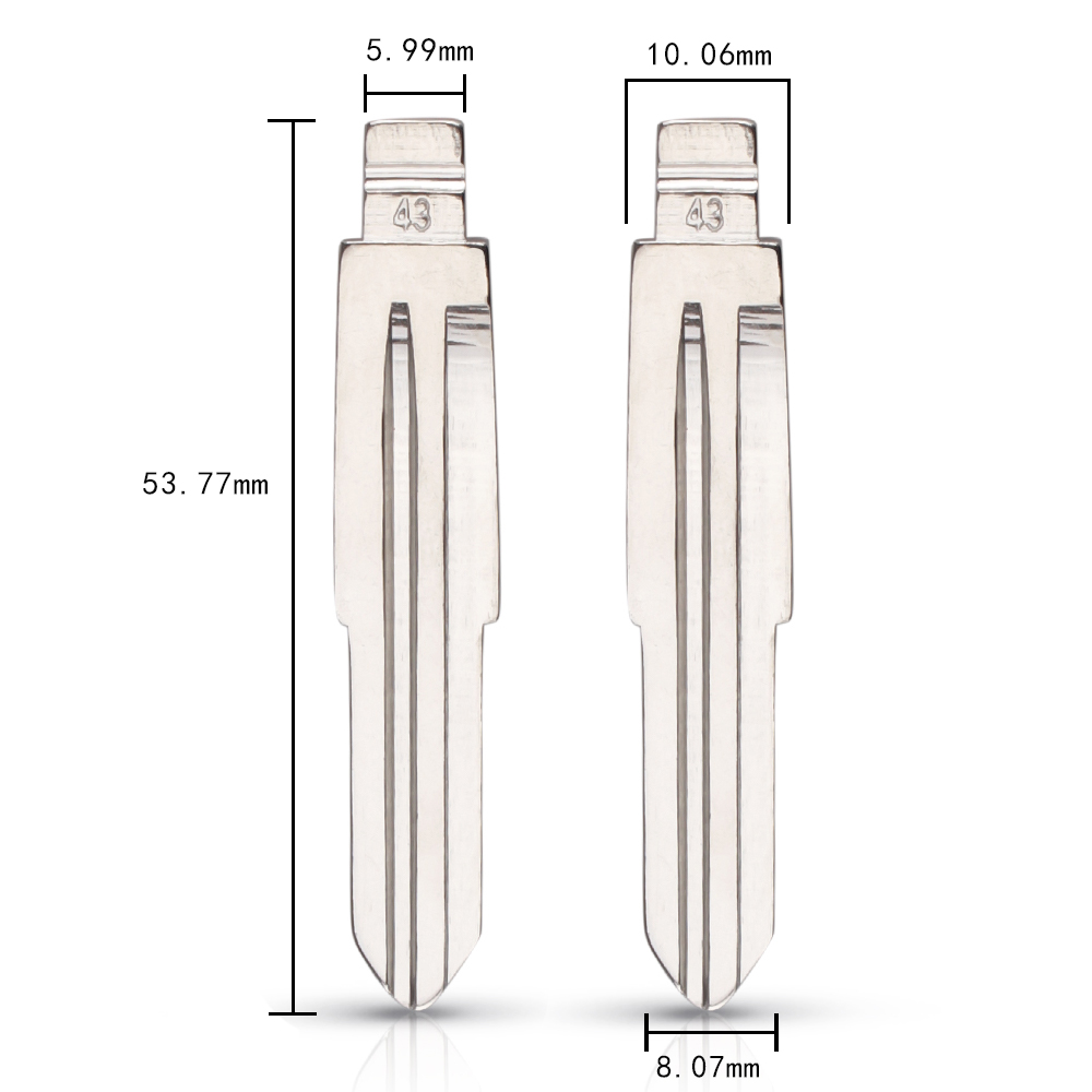 KEYDIY Xhorse universal Flip key blade 43#  for Chery