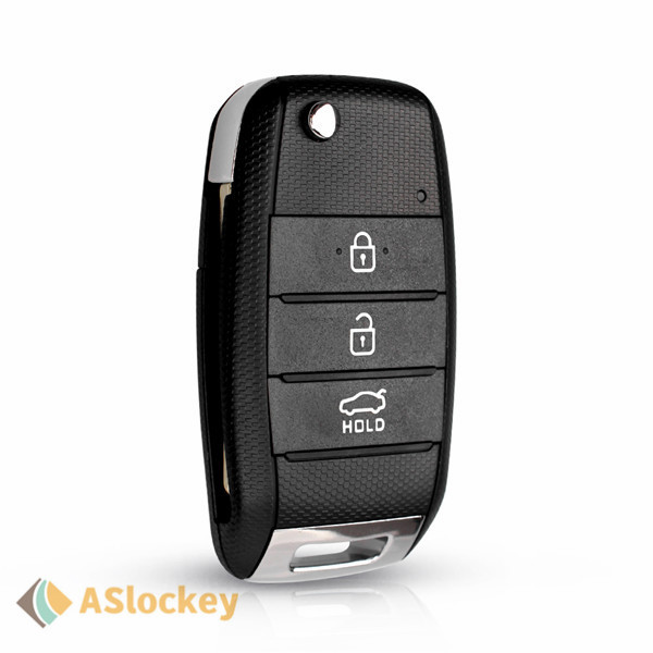 KIA 3 button remote key blank