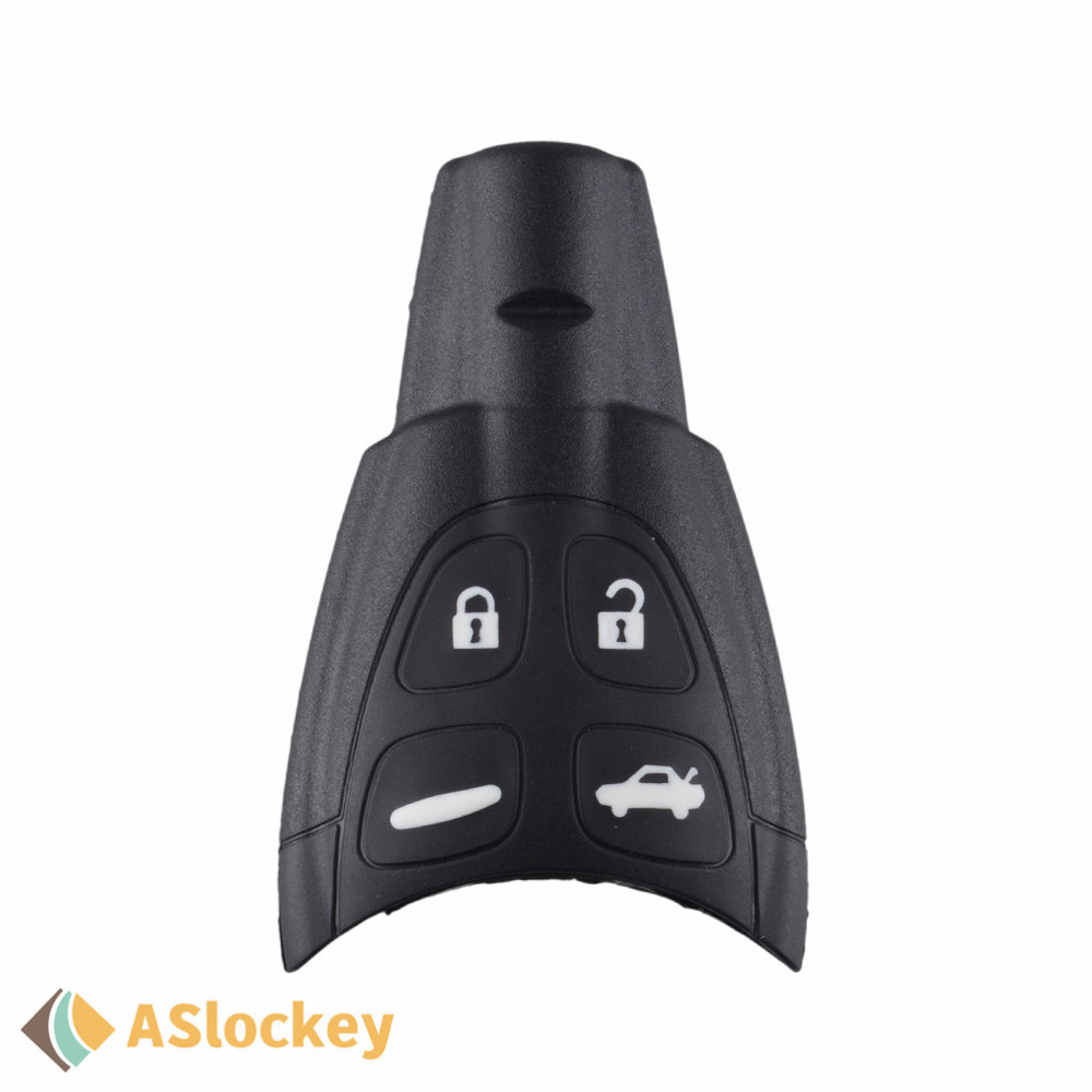 SAAB 4 soft buttons remote key shell original quality（（the button is soft as original one)）