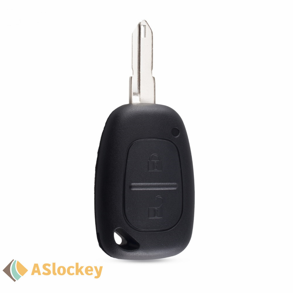 Renault 2 button remote key blank