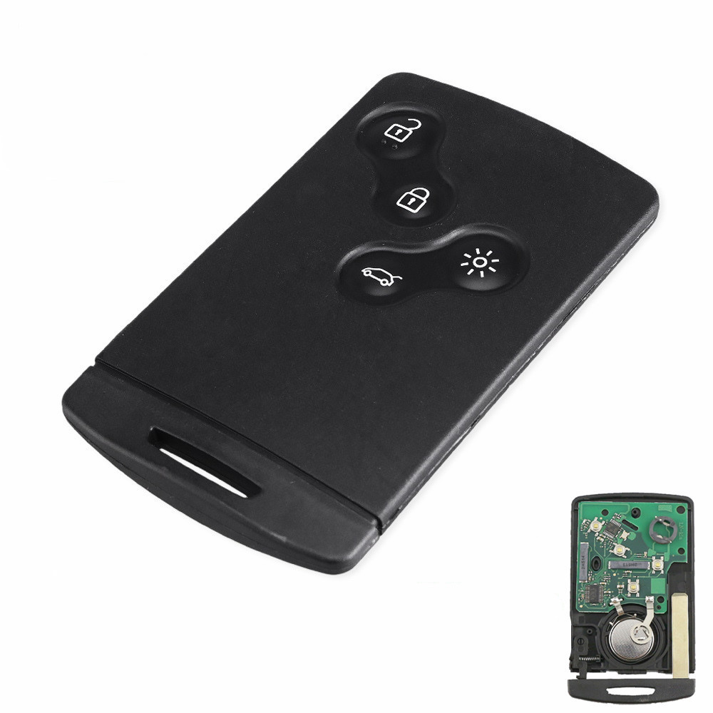 Renault meganeIII keyless 4 button  remote key with 7952 chip,433mhz